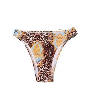 Women Sexy Swimwear Bikini Bottom High Waist Leopard Print Multicolor M(8-10)